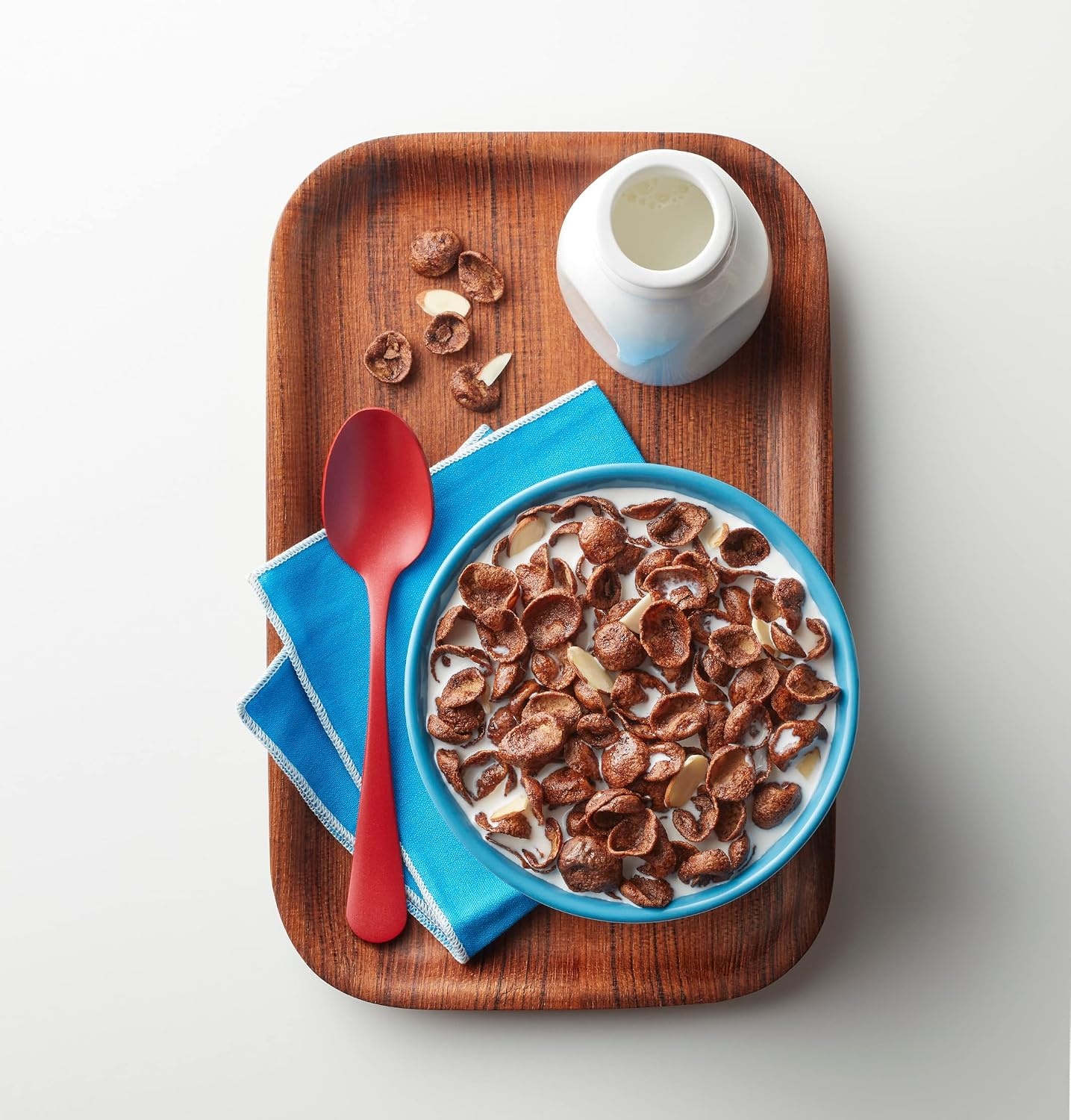 image:imagePremier Protein Chocolate Almond Cereal Chocolatey Protein Breakfast Cereal Flakes with Sliced Almonds Contains 20g of Protein Per Serving 9 oz BoxChocolate Almond