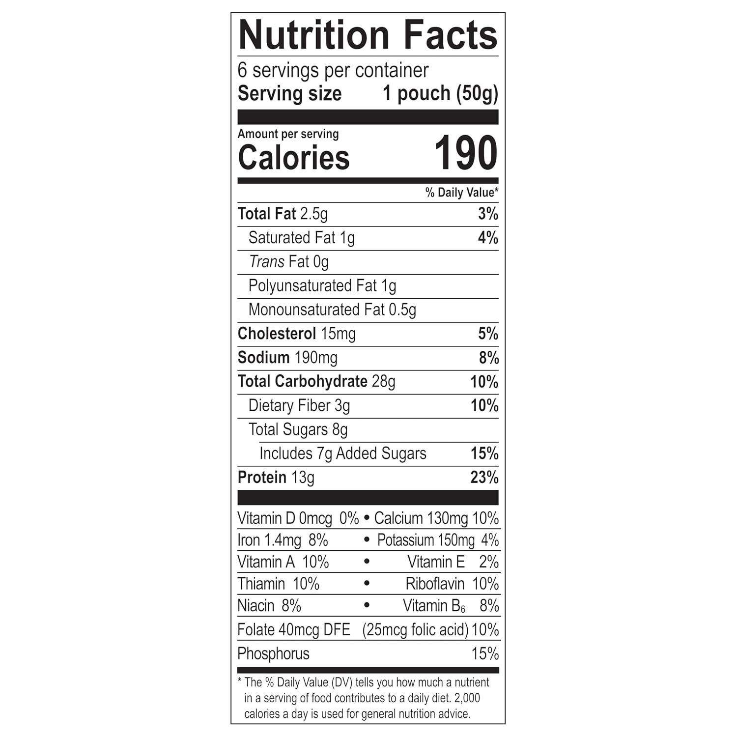 image:imagePremier Protein Maple amp Brown Sugar Flavored High Protein Breakfast Oatmeal Instant Oats Fiber Rich 106 oz Box of 6 Pouches Pack of 6