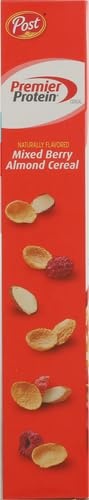 image:imagePremier Protein Mixed Berry Almond Breakfast Cereal HighProtein Crunch with Real Fruit and Nuts 30 oz Bag 1 CountMixed Berry