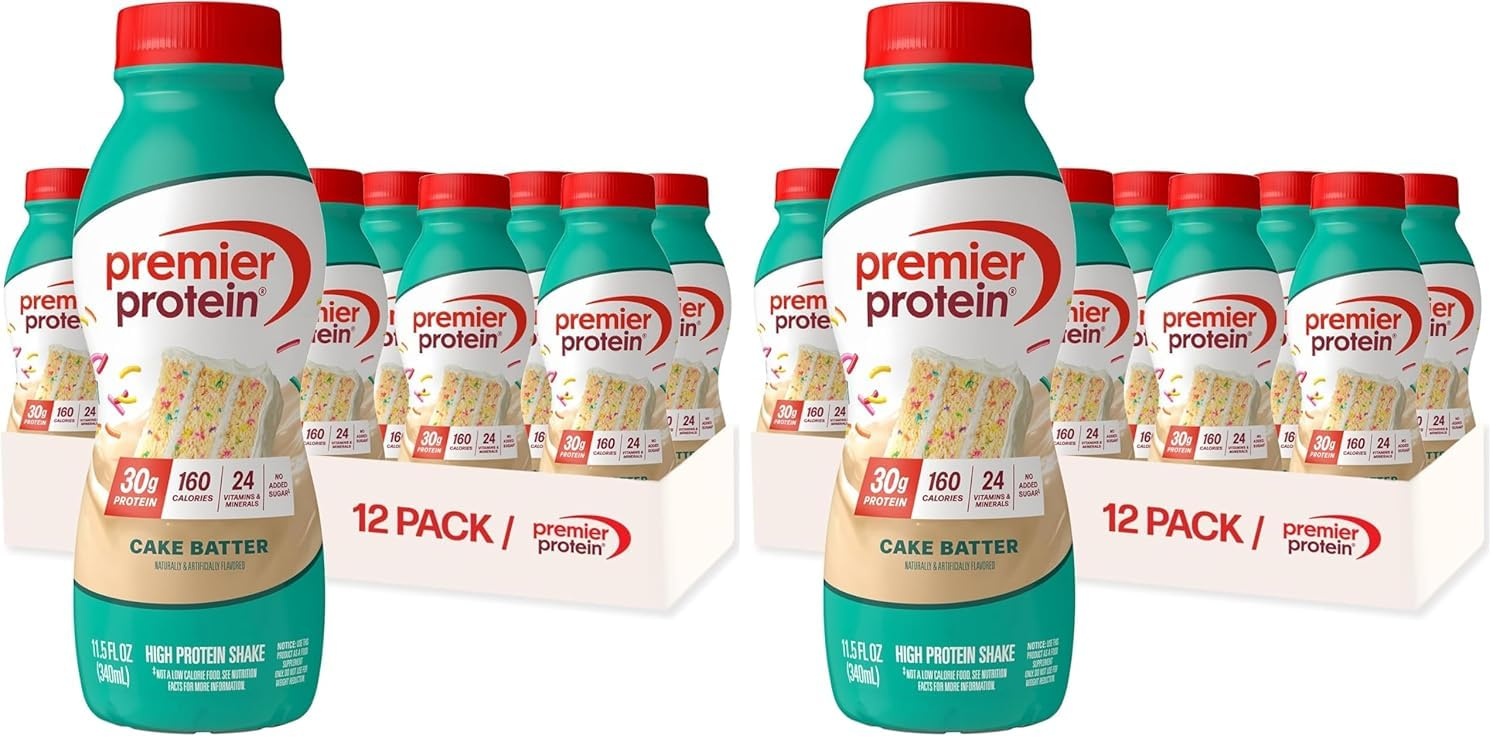 image:imagePremier Protein Shake Cinnamon Roll 30g Protein No Added Sugar 24 Vitamins amp Minerals to Support Immune Health GlutenFree 115 fl oz 12 PackCake Batter