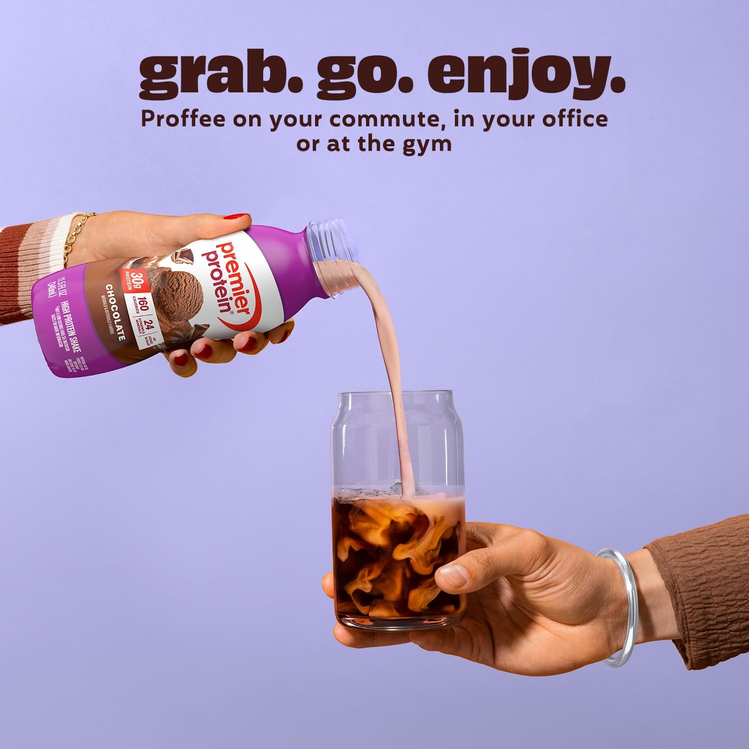 image:imagePremier Protein Shake Cinnamon Roll 30g Protein No Added Sugar 24 Vitamins amp Minerals to Support Immune Health GlutenFree 115 fl oz 12 PackChocolate