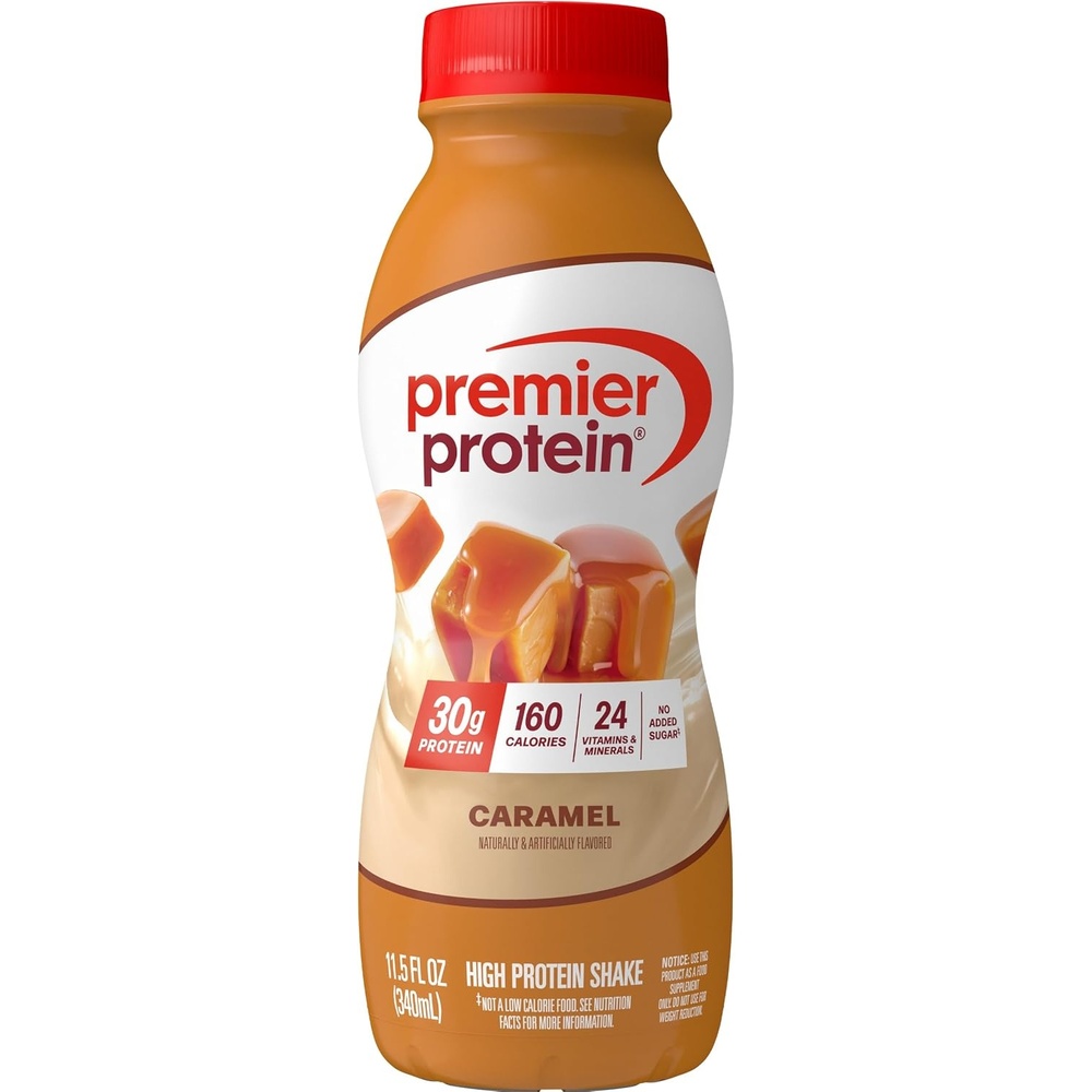 image:imagePremier Protein Shake Caramel 30g Protein No Added Sugar 24 Vitamins amp Minerals to Support Immune Health 115 fl oz 1 Pack115 Fl Oz Pack of 1