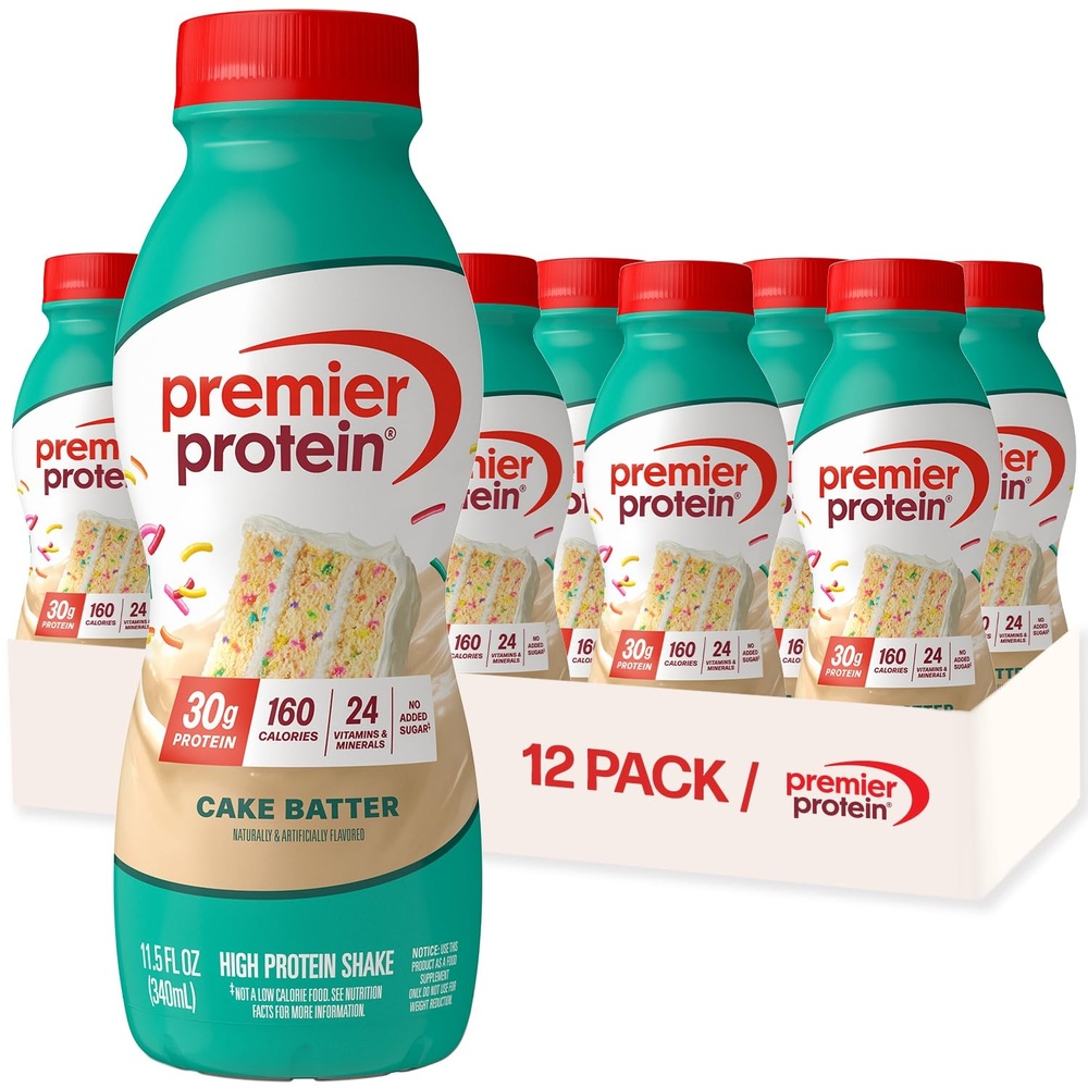 image:imagePremier Protein Shake Cinnamon Roll 30g Protein No Added Sugar 24 Vitamins amp Minerals to Support Immune Health GlutenFree 115 fl oz 12 PackCake Batter