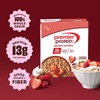 Premier Protein Berries & Cream Flavored High Protein Breakfast Oatmeal, Instant Oats, Fiber Rich, 10.6 oz Box of 6 Pouches (Pack of 6)