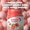 Premier Protein Powder, Vanilla Milkshake, 30g Protein, 1g Sugar, 100% Whey Protein, Keto Friendly, No Soy, Gluten Free, 23.3 oz (17 Servings)(Strawberry)