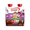 Premier Protein Non-Dairy Plant Based Almondmilk Protein Shake, Vanilla, 20g Protein, 5g Sugar, 11 fl oz, 4 Pack(Chocolate)
