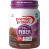 Premier Protein Powder Plus Fiber, Chocolate, 25g Protein, 7g Fiber to Support Gut Health, No Added Sugar (17 Servings)(Chocolate)