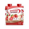 Premier Protein Shake, Vanilla, 30g Protein, No Added Sugar, 24 Vitamins & Minerals to Support Immune Health, 11 fl oz, 4 Pack(Strawberries & Cream)