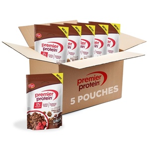 Premier Protein Honey Almond Granola – 9 oz (Pack of 5)(Chocolate)