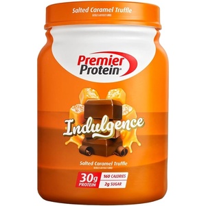 Premier Protein Powder, Vanilla Milkshake, 30g Protein, 1g Sugar, 100% Whey Protein, Keto Friendly, No Soy, Gluten Free, 23.3 oz (17 Servings)(Salted Caramel Truffle)