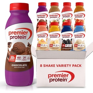 Premier Protein Shake, 8 Flavor Variety Pack, 30g Protein, No Added Sugar, 24 Vitamins & Minerals to Support Immune Health, Gluten-Free, 11.5 fl oz (8 Pack)(11.5 Fl Oz (Pack of 8))