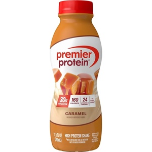 Premier Protein Shake, Caramel, 30g Protein, No Added Sugar, 24 Vitamins & Minerals to Support Immune Health, 11.5 fl oz, 1 Pack(11.5 Fl Oz (Pack of 1))
