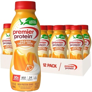 Premier Protein Shake, Cinnamon Roll, 30g Protein, No Added Sugar, 24 Vitamins & Minerals to Support Immune Health, Gluten-Free, 11.5 fl oz (12 Pack)(NEW: Orange Cream Swirl)