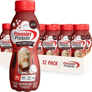 Premier Protein Shake, Cinnamon Roll, 30g Protein, No Added Sugar, 24 Vitamins & Minerals to Support Immune Health, Gluten-Free, 11.5 fl oz (12 Pack)(Root Beer Float)
