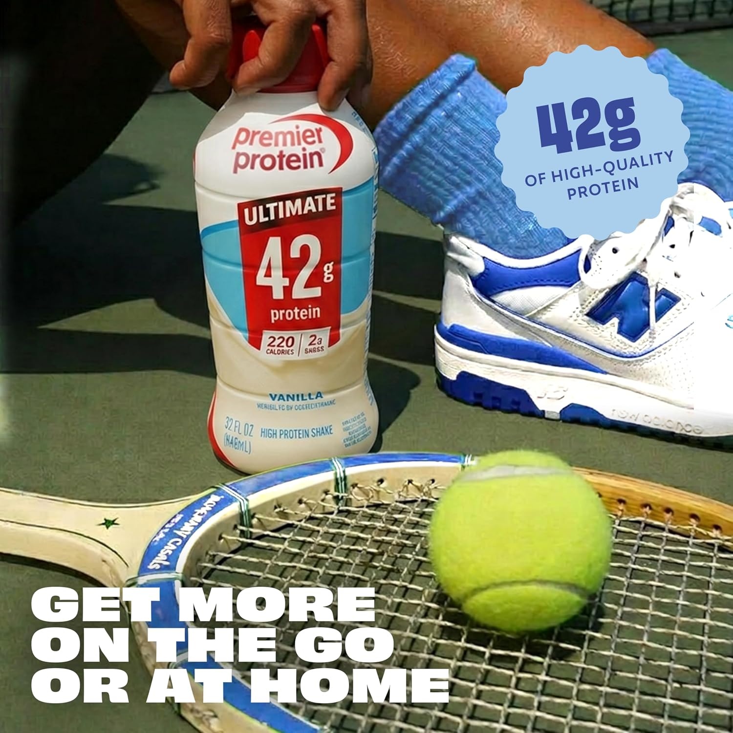 image:imagePremier Protein ULTIMATE 42g High Protein Shake Vanilla 4 Pack 220 Calories 2g Sugar 24 Vitamins amp Minerals Supports Muscle Health GlutenFree Protein Snack 14 ozVariety Pack